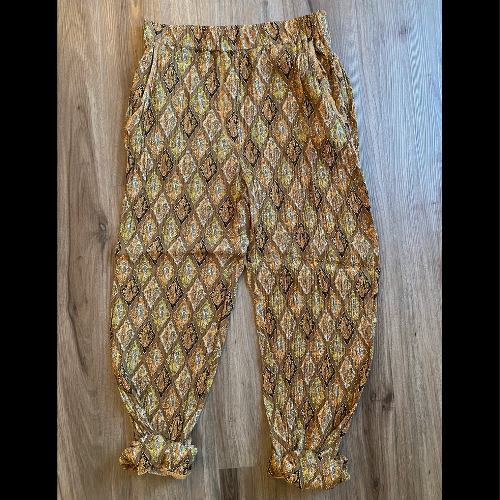 Nanuska Paisley Print Harem Pant